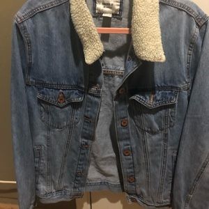 Forever 21 jacket with fur collar